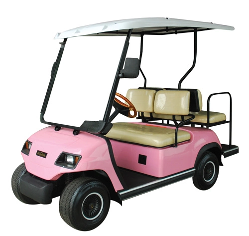 Fashion Shape Design Four-Wheeled Lithium Battery Powered 4 Passengers Vehicle Golf Cart (LT-A2+2)