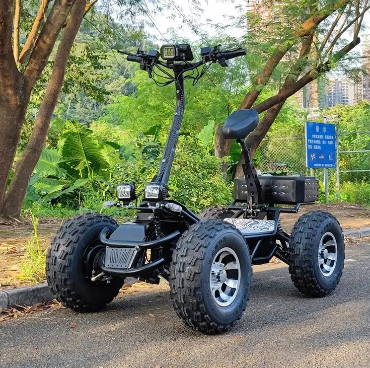Cheap Foldable 4 Wheel Cross-Country Electric All-Terrain ATV for Outdoor Sport