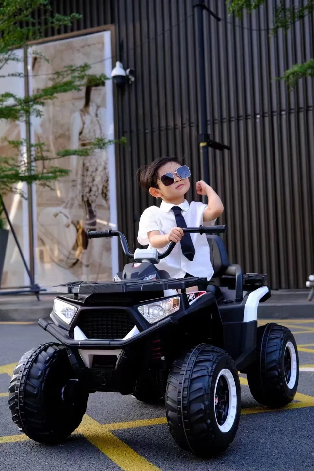 Battery Powered Electric Quad Ride on ATV Rear Wheeler Motorized Ride on Mini Vehicle Car Boys Girls