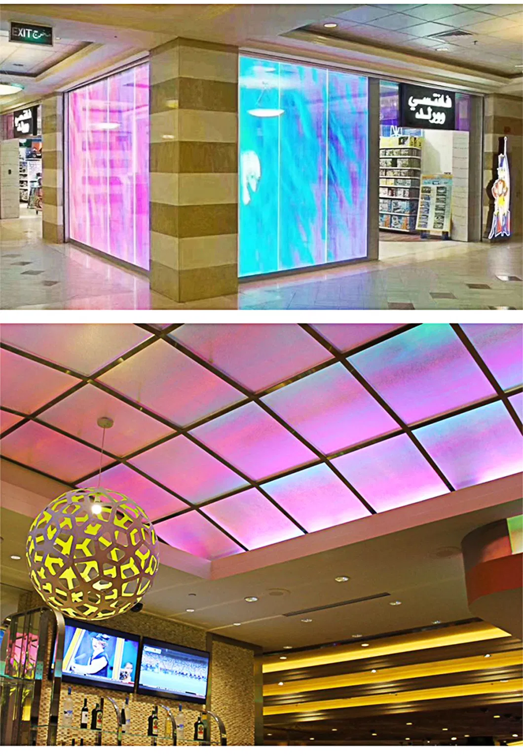 1.38*30m Wholesale Price Photochromic Dichroic Rainbow Decorative Colorful Tint Building Glass Film