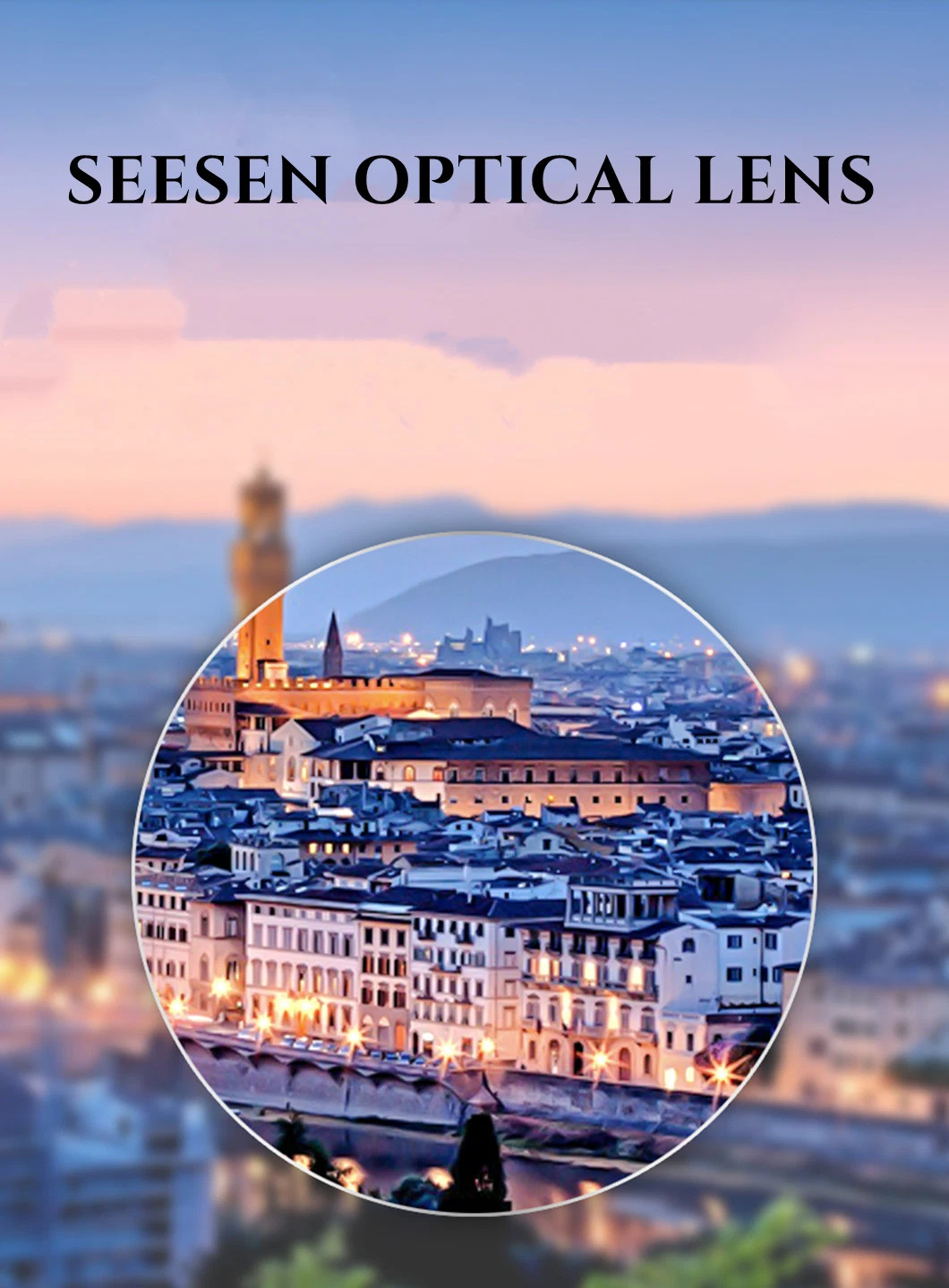 Photochromatic Eyeglasses Lens 1.59 Spin Polycarbonate Photochromic Hmc Manufacturer Lens Optical