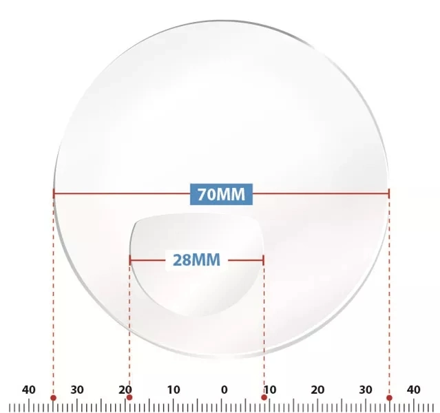 Optical Lens Sale Products China Wholesale Price 1.59 PC Polycarbonate Flat Top Bifocal Hmc Spectacle Lenses