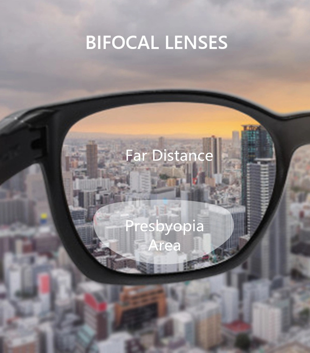 1.499 Cr39 Flat Top Bifocal Uncoated FT-28 Ophthalmic Lens Manufacturers