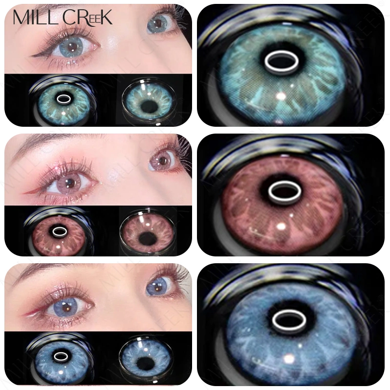 Millcreek OEM Color Contacts Lenses Contact Lens Manufacturer Colored Prescription Contact Lens Cheap Price Wholesale Natural