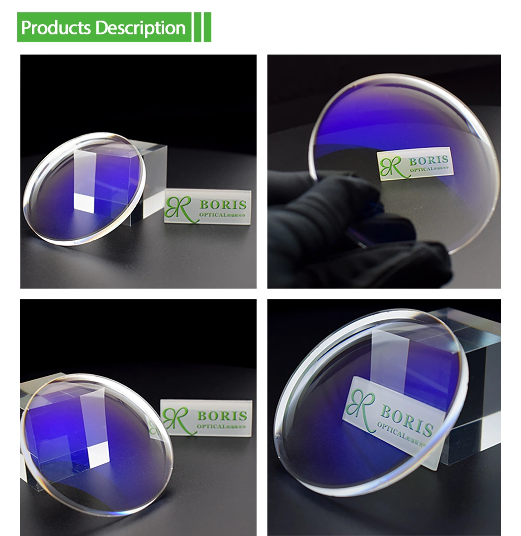 M-Index 1.56 Single Vision Hmc 70/65mm Blue-Coating Optical Lens