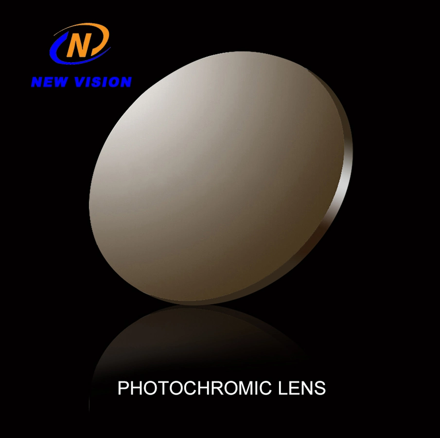 Finished 1.61 Mr-8 High Impact Resistance Photobrown UV400 Optical Phtochromic Lens