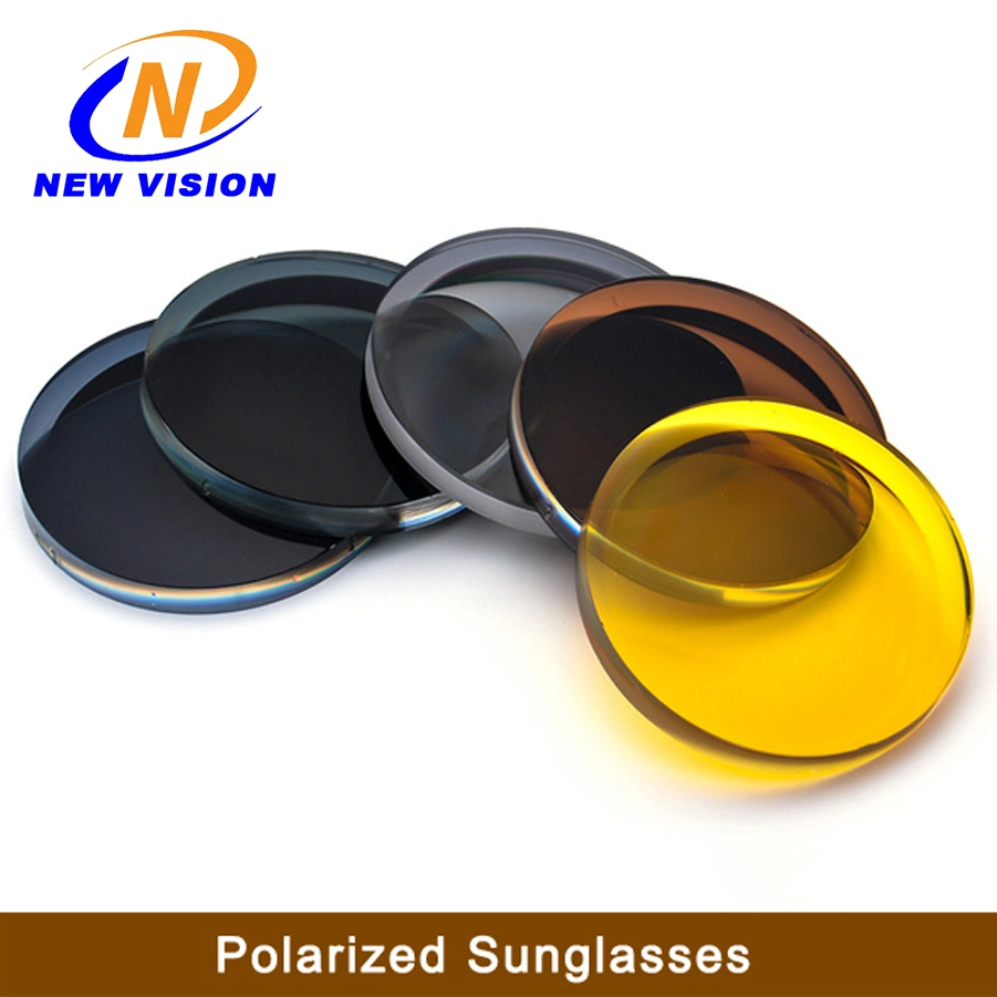 Finished Cr-39 1.50 Polarized Sunglasses Lenses, Polar Brown Hmc Coating Optical Lens