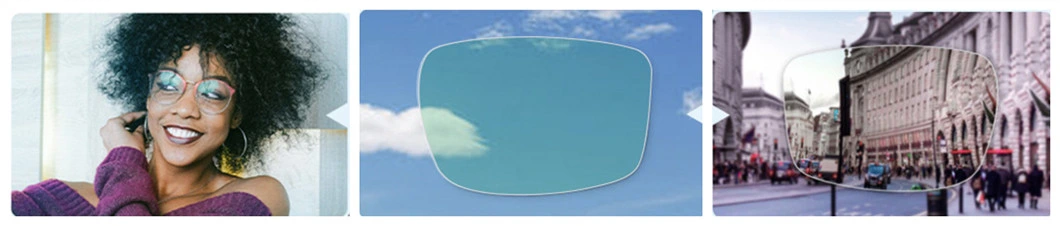 Fast Deliver Finished Index 1.61 Spin Photochromic Photogrey Hmc Eye Lens Optical Lenses