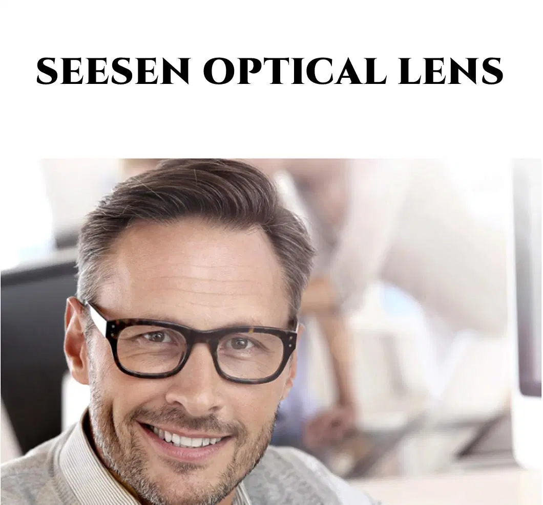 Ophthalmic Lens Manufacturers 1.56 Blue Cut UV420 Spin Photochromic Progressive Prescription Lens