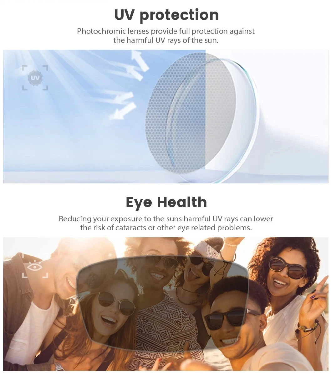 Optical Lenses Photochromic Optical Lenses 1.61 Spin Photochromic Hmc Optical Lenses Factory