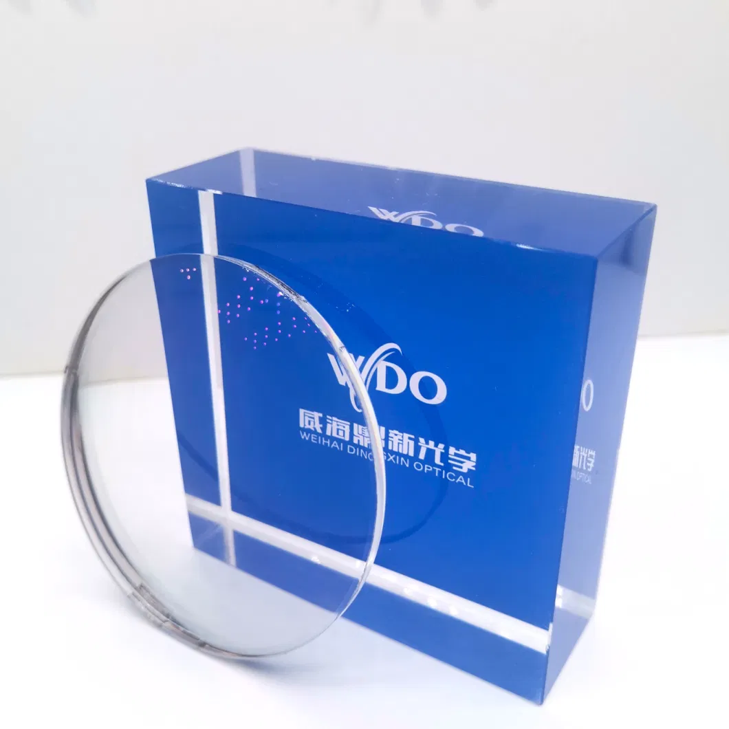 Wdo Lens Wholesale 1.59 PC Polycarbonate Photochromic Photogrey Photo Brown Blue Cut UV420 Optical Lens
