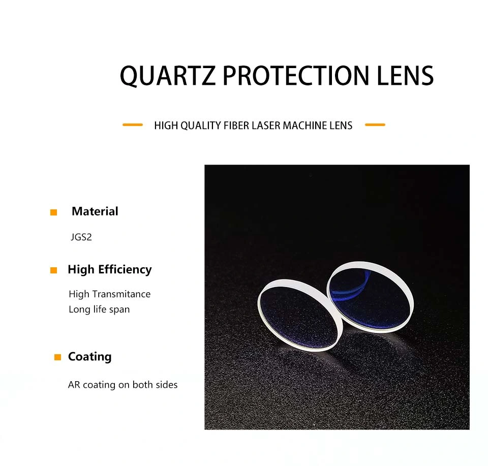 S&F Optical Jgs2 Protection Lens Ar Coated D18mm D20mm Protective Windows for Fiber Laser Application