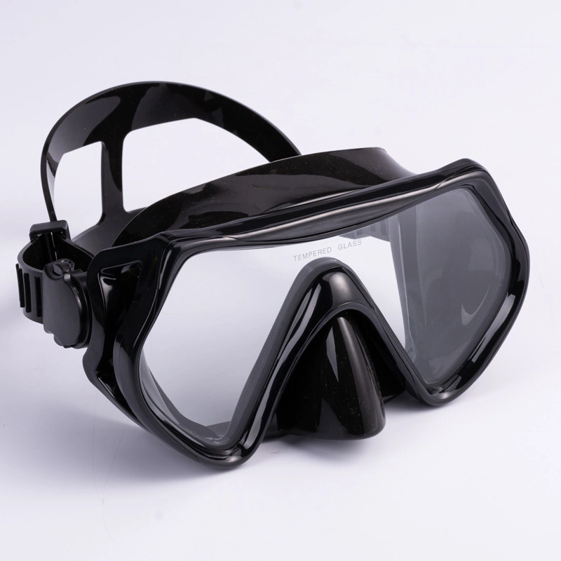 Silicone Diving Equipment Free Swimming Diving Anti Fog Anti Ultraviolet Toughened Glass Lens