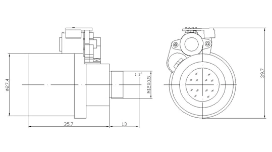 1/3&quot; F1.6 Fixed Iris MP 3.7-14.8mm M12 S Mount Motorized Zoom CCTV Varifocal Board Lens