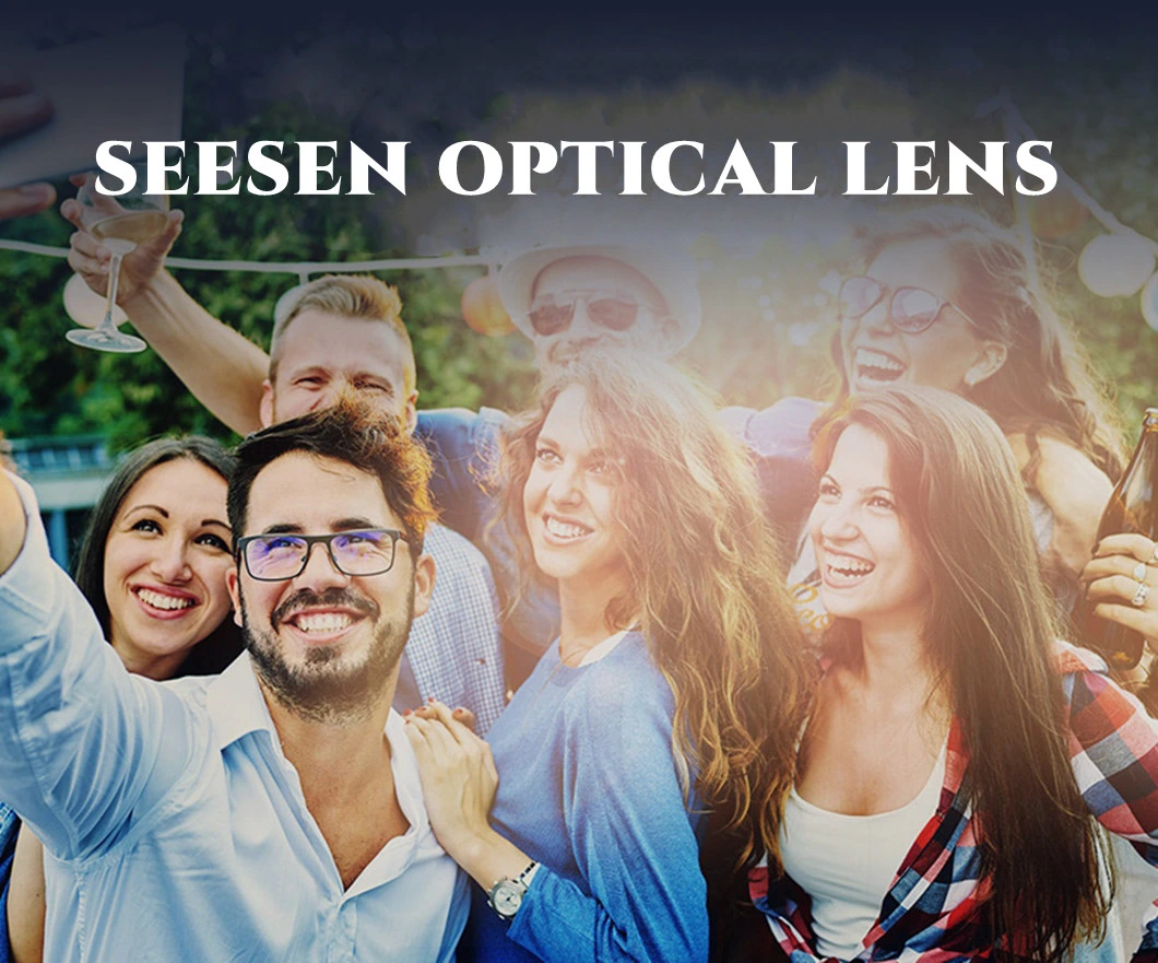 Manufacturers Optical Lenses Semi-Finished 1.56 Photochromic Flat Top Hmc Lens