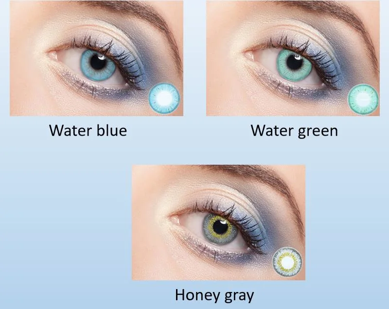Contact Lens Big Beautiful Pupil Colored Contact Lenses for Eyes Year Myopia Prescription Degrees