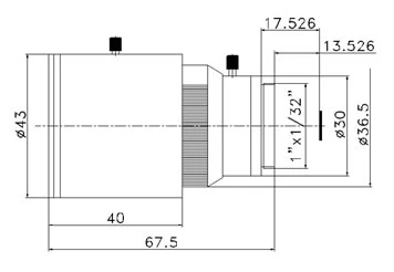 1/2&quot; Format F1.6 C-Mount Manual Iris 2.8-12 mm 3MP Vari-Focal 2.8mm to 12mm Cmount Industrial Vision Verifocal Zoom Linse Lens