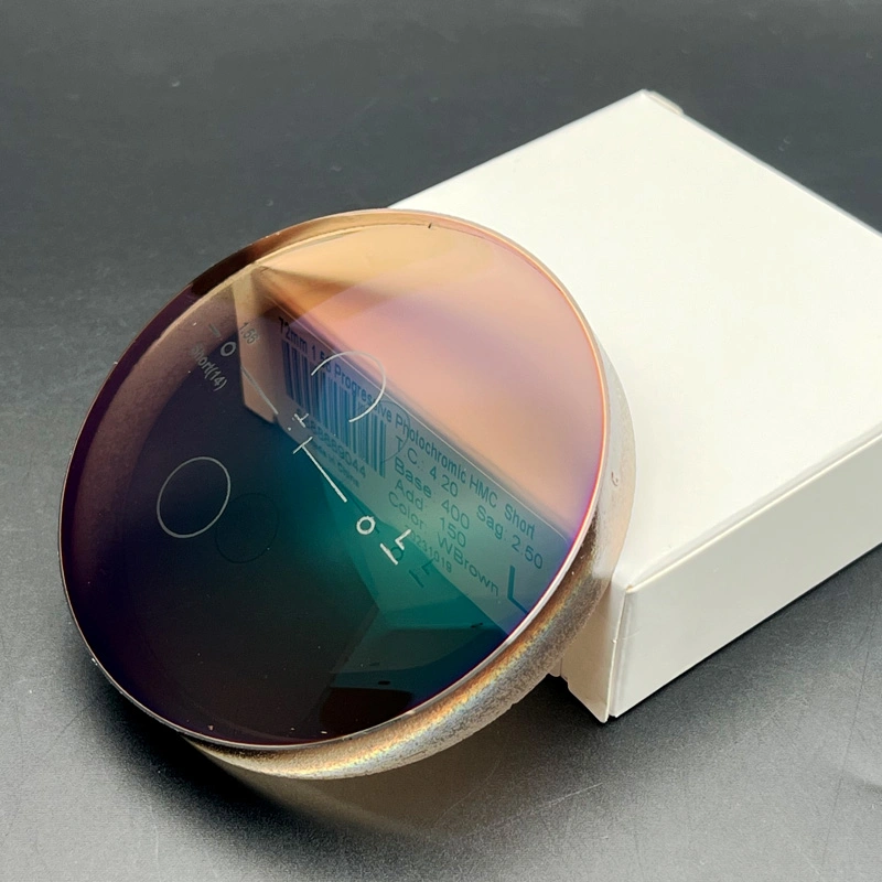 Sf 1.56 Progressive Photobrown UV Protection Short Corridor Optical Lens