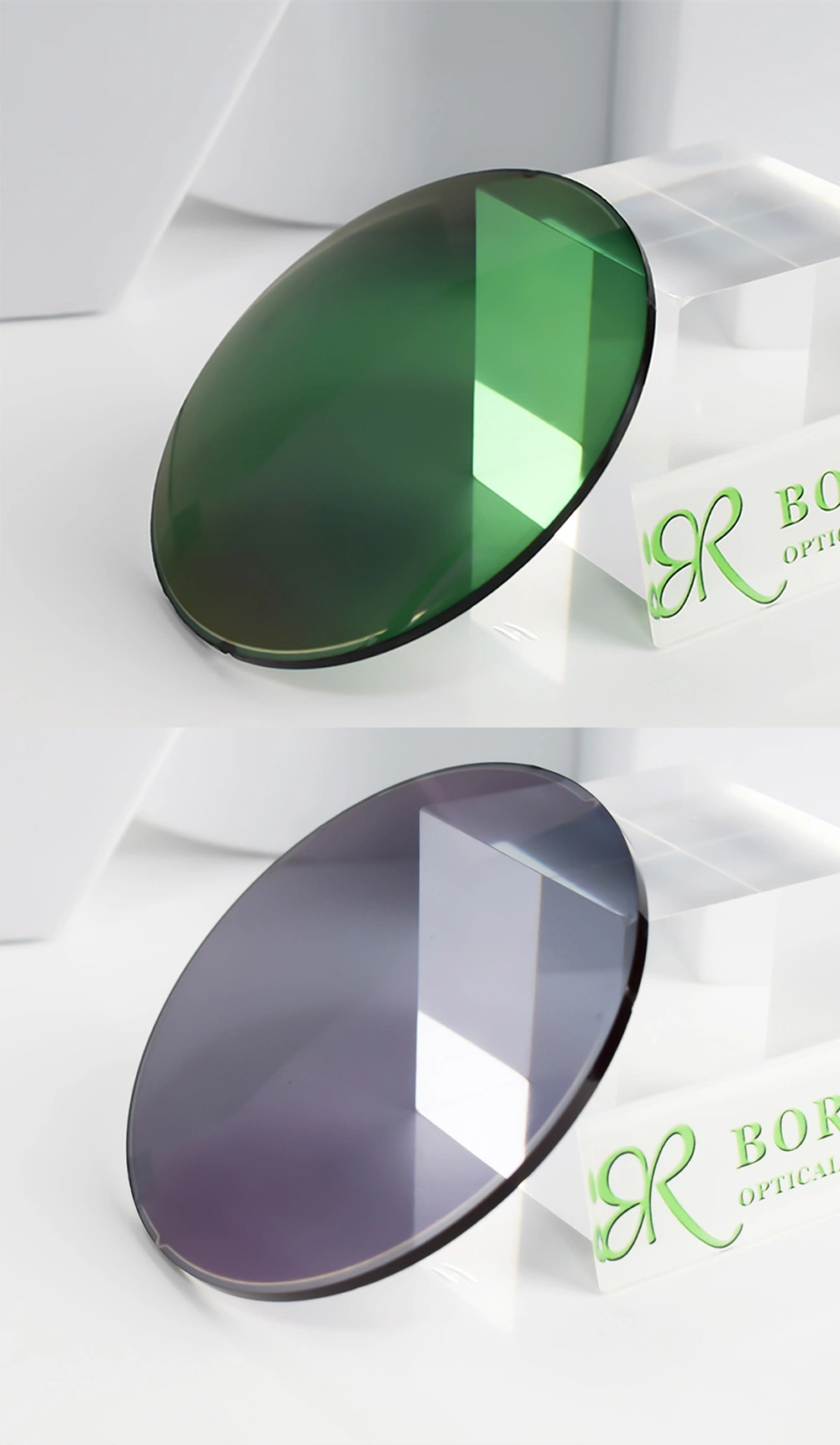 1.49 Cr39 Sunglasses Hmc Optical Lenses 73*1.8/2.0*6c/8c China Manufacture