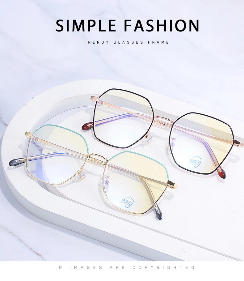 New Progressive Anti Blue Light Blocking Optical Fashion Designer Computer Glasses for Men Women 2021sun Glasses Metal Designer Glasses Sunglass Opticals Models