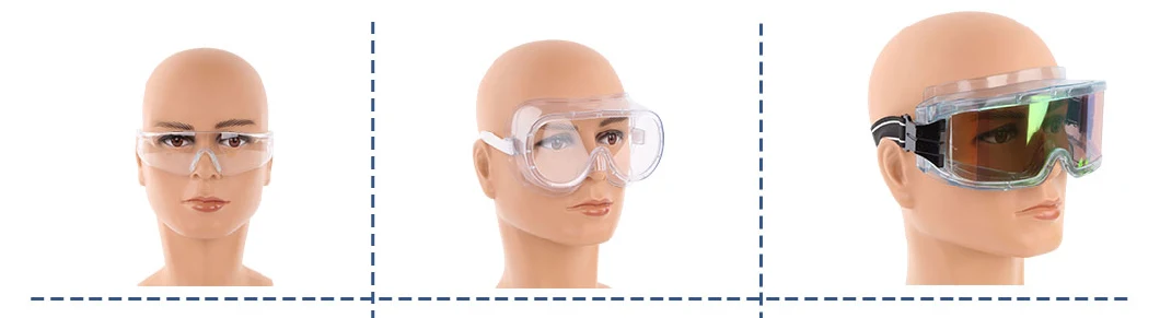 Impact Resistance Safety Glasses Protective Spectacle Clear Anti Fog Lens