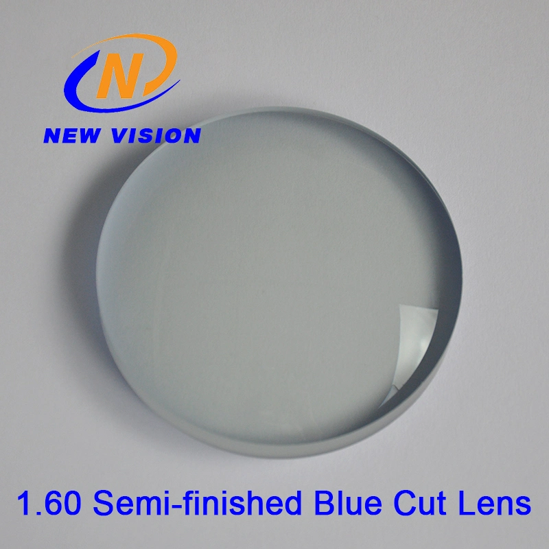 Finished High Quality 1.61 Sf Blue Blocker Optical Lens