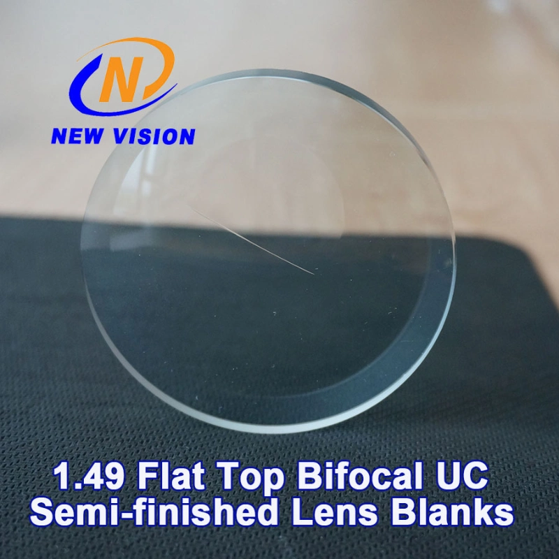 1.49 Flat Top Bifocal UC Semi Finished Optical Lens Blanks