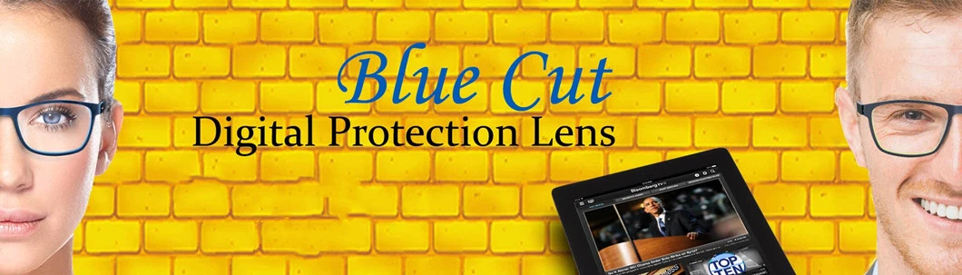 China Simi-Finished 1.56 UV420 Blue Cut Hmc Optical Eyeglass Blue Cut Lens for Reading Glasses
