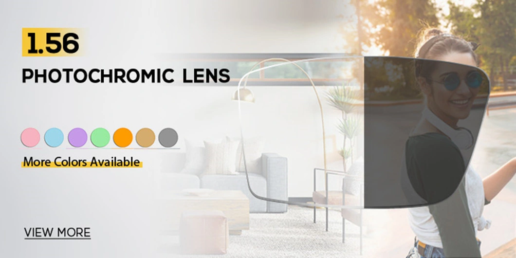 Photochromatic Lens 1.56 Photogrey Ar Coating Plastic Lens Photo Gray Optical Lenses