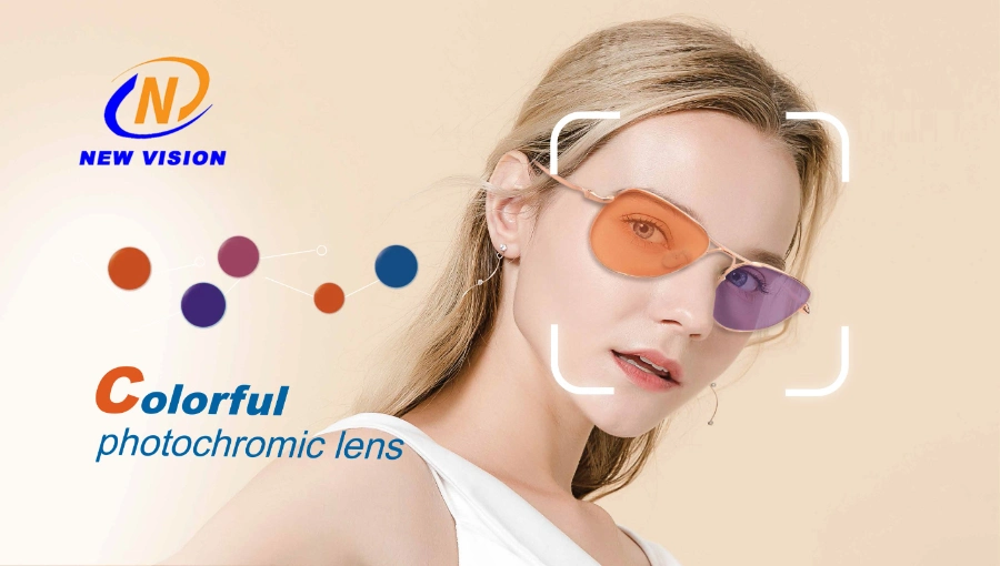 1.56 Single Vision Photochromic Wgrey Red Mirror Coating Optical Spectacle Lenses