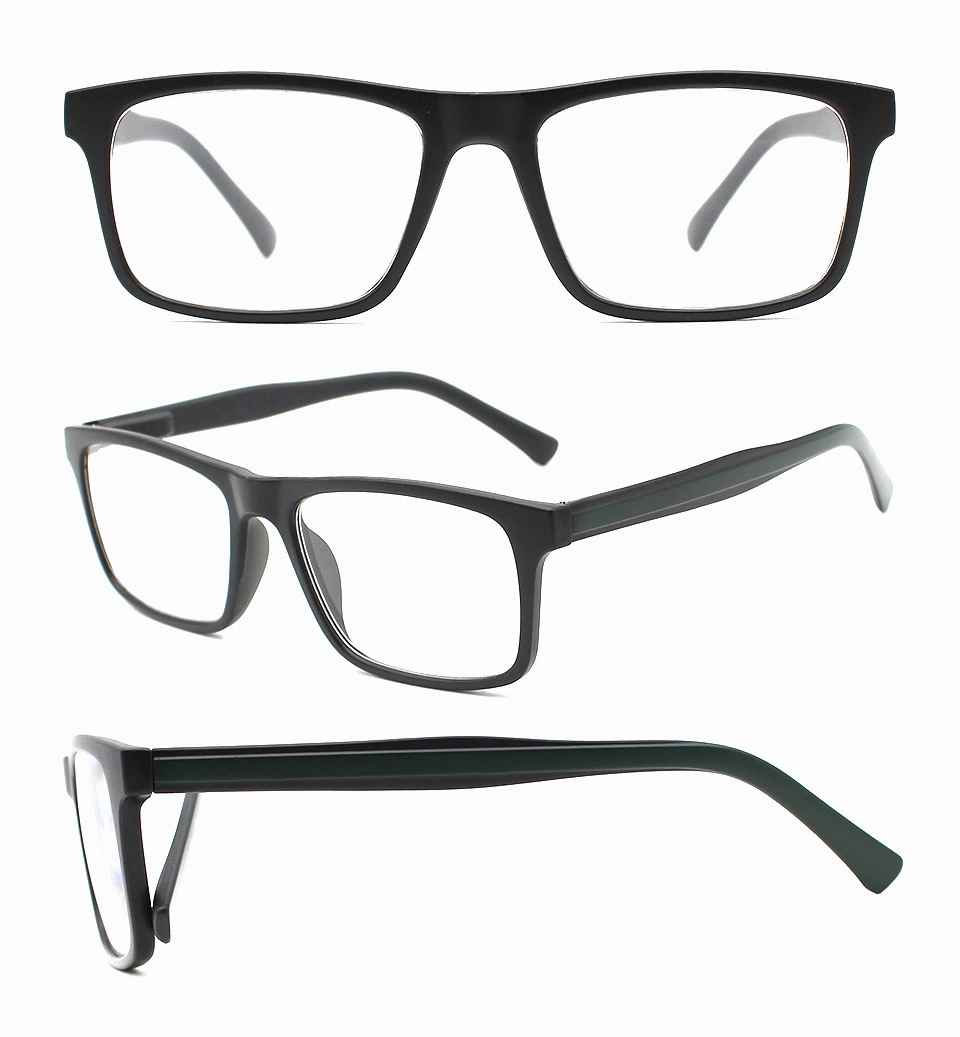portable Slim Square Frame Unisex Outdoor Reading Glasses Wholesale Custom Logo Designer Blue Light Block Best PC Reading Glasses (WRP21055)