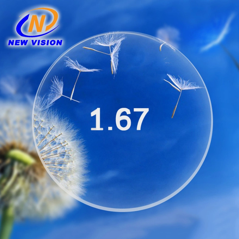 Big Diameter 1.67 Finished Aspheric Single Vision Optical Lens