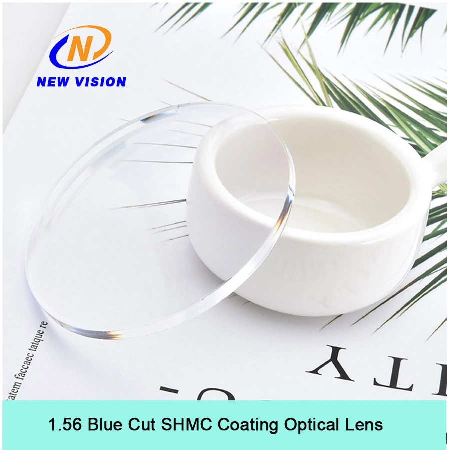 1.56 Aspherical Shmc Blue Cutting Optical Lens; Anti-Blue Super Hydrophobic