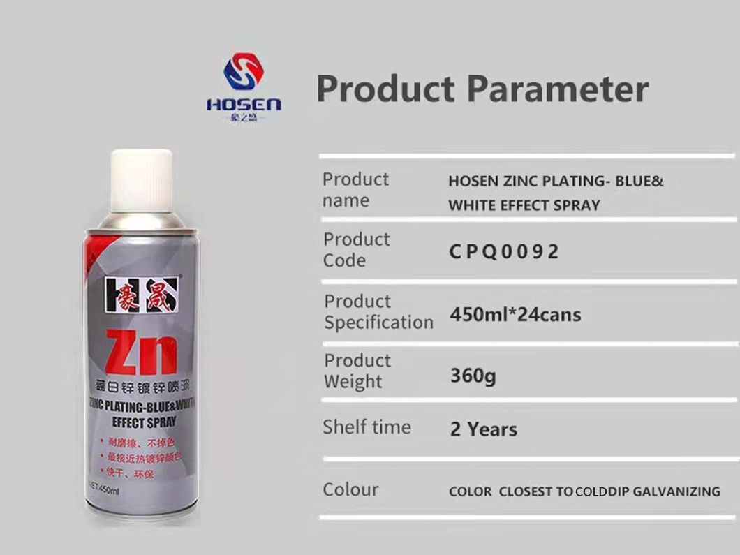 Zinc It Done Plating Blue &amp; White Cold DIP Zinc Galvanized Spray Paint Roof Coating