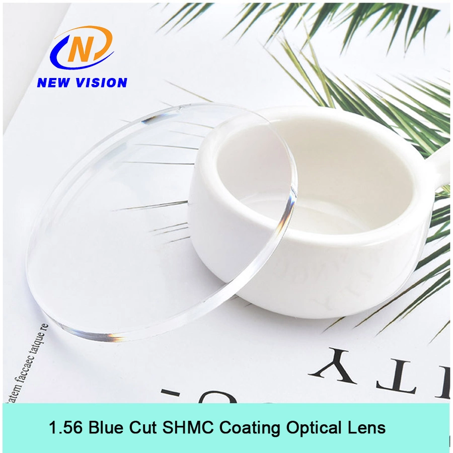 1.56 Aspherical Waterproof Anti-Dust Optical Lens; Anti-Blue Super Hydrophobic