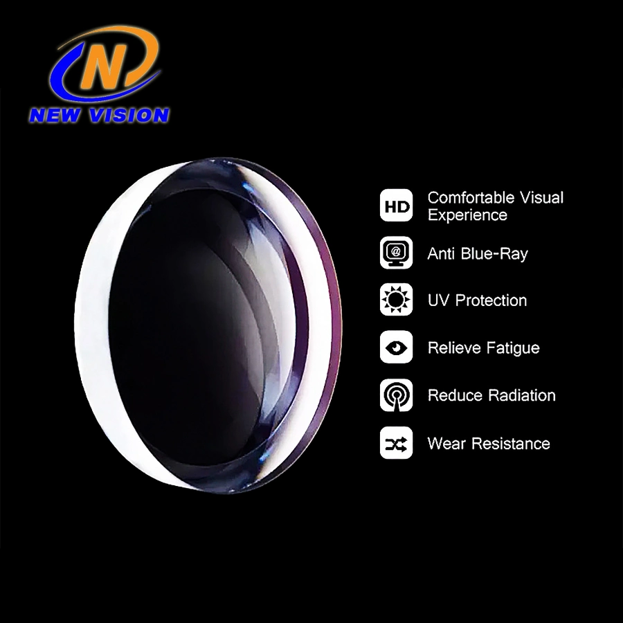 Sf 1.61 Mr-8 Aspherical Ultra Thin Hard Coated Optical Lens