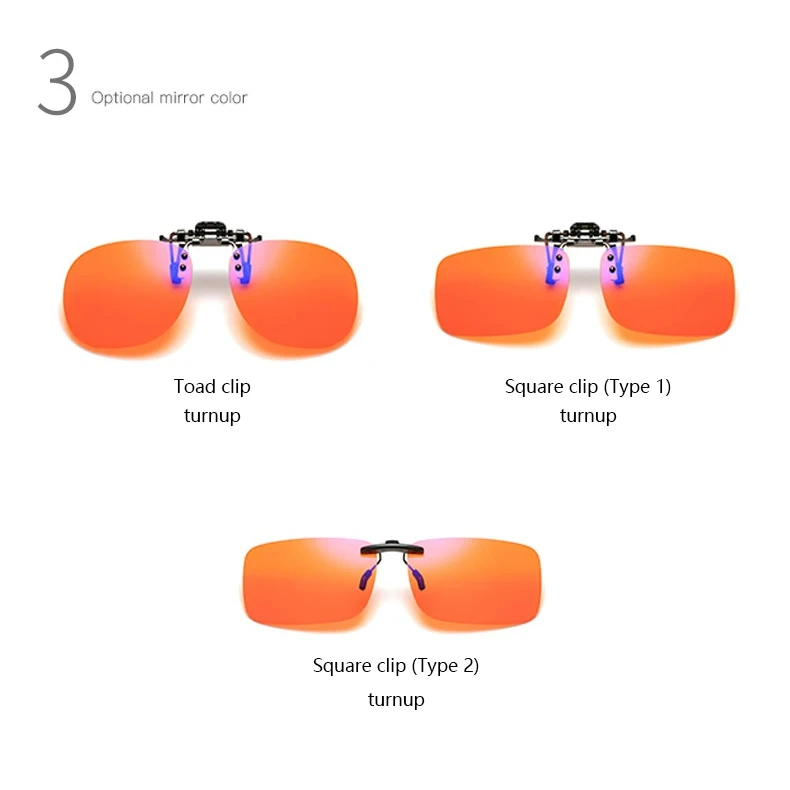 Newest High Quality Anti Blue Light Frameless Sun Glasses Cut Lens Square Shades Glasses Clip on Sunglasses