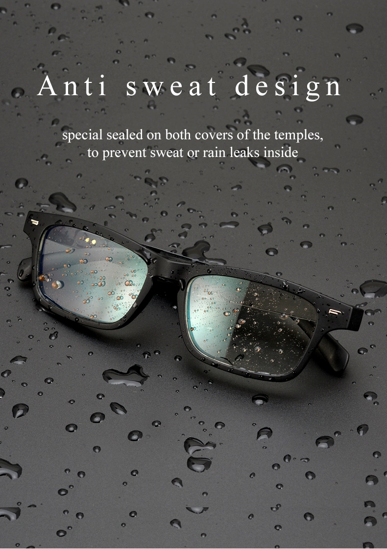 High Quality Wholesale Blue Light Blocking Lens Smart Eye Wireless Glasses with Hidden Audio