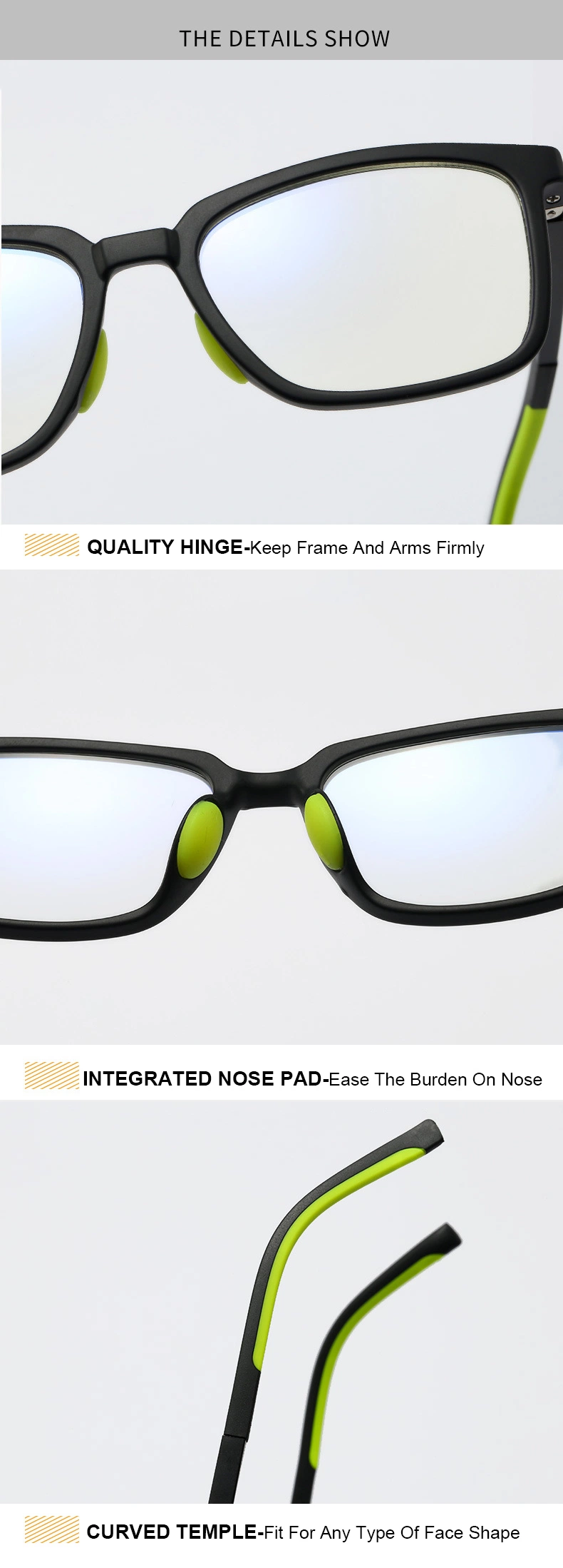 2023 New Arrival OEM Logo Company Spring Hinge Anti Blue Ray Radiation Computer Square Frame Tr90 Kids Blue Light Glasses for Children