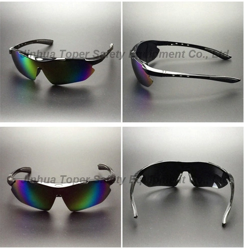 Sport Type Blue Mirror Lens UV Protection Sunglasses (SG115)