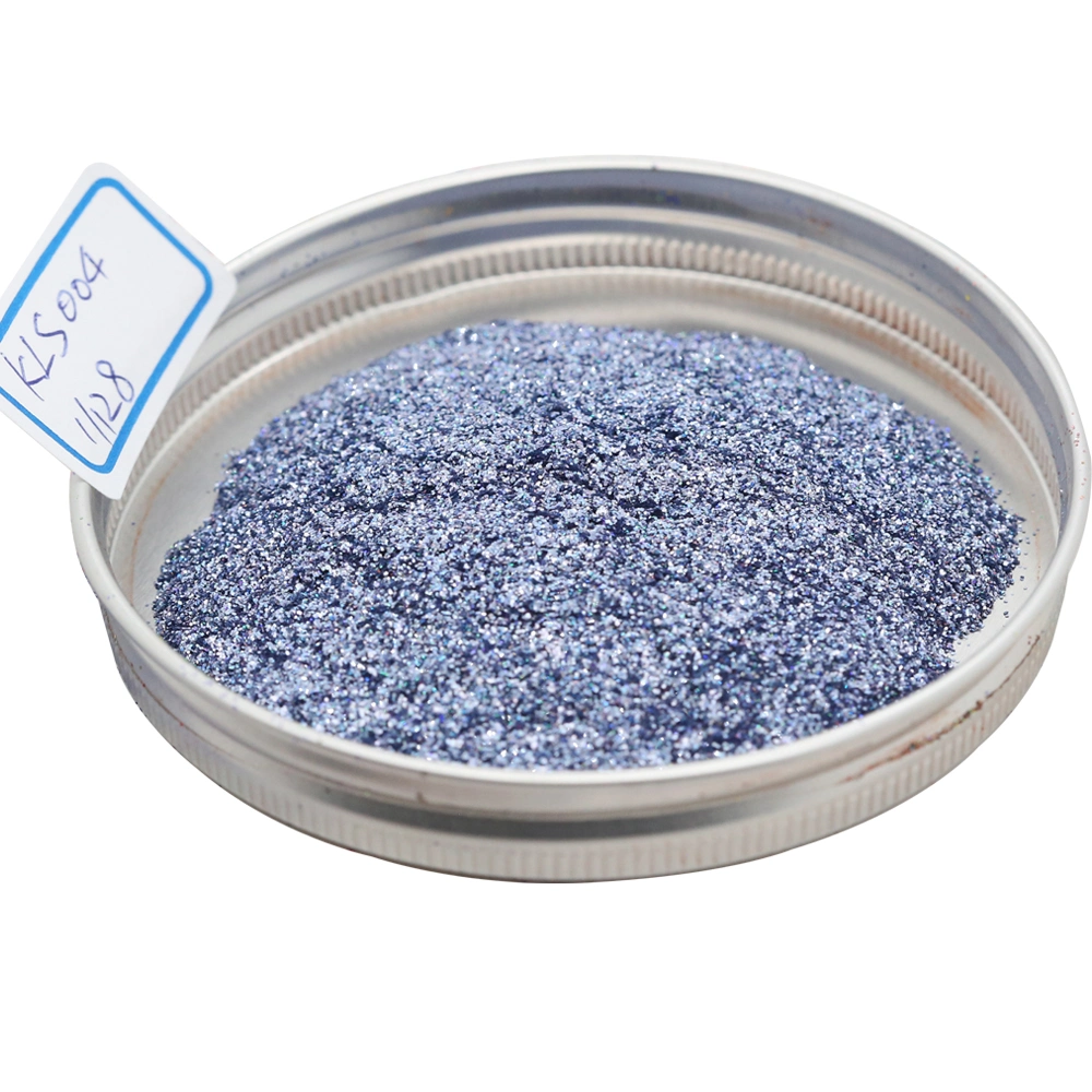 Shiny Blue Glitter Epoxy Floor Coating High Gloss Fashion