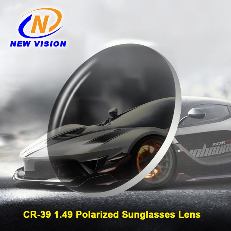 Finished Cr39 1.49 Polarized Sunglasses Lens, 1.50 Polar Grey Single Vision Lenses