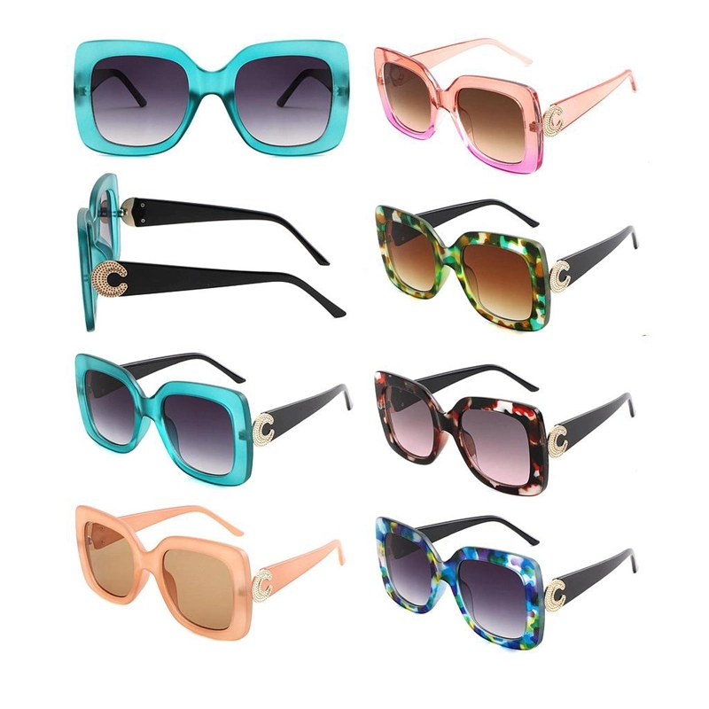 2021 Diamond Blue Light Cut Eye Glasses High Quality Spectacles Frame Glasses Optical Women Designer Glasses