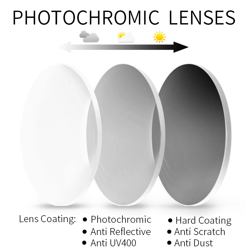 1.67 Flat Top D28 Bifocal Pgx Blue Cut Waterproof Anti-Dust Optical Lens
