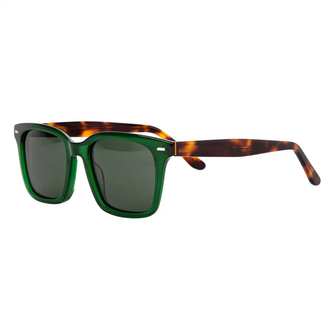 Fashion Unisex Customer Color Logo Jimei Acetate Cr-39 Polarized Sunglasses