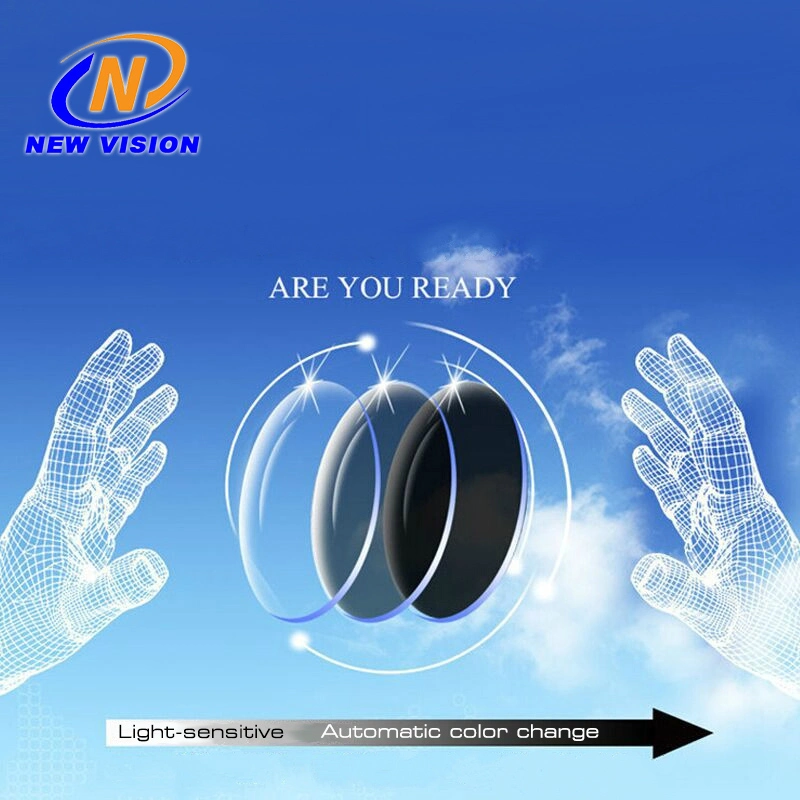 1.56 Photochromic Coating Optical Lens, High Impact Resistant Pgx Opthalmic Lens