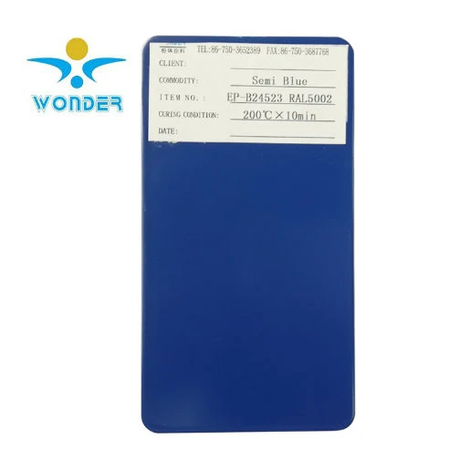 Epoxy Polyester Ral Blue Powder Coating for Trolley