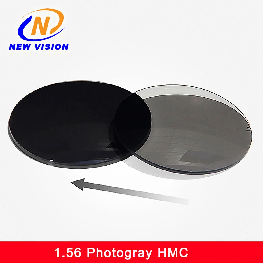 1.56 New Generation Photogray Resin Opthlamic Ar Coating Optical Lens