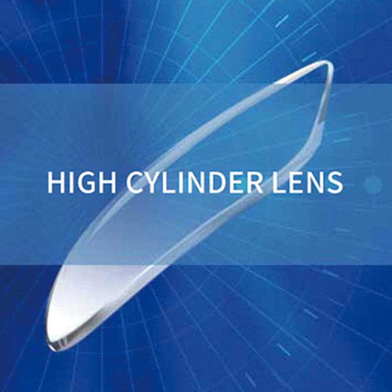 1.56 Index High Cylinder Finished Single Vision Glasses Optical Lens; Prescription Lenses