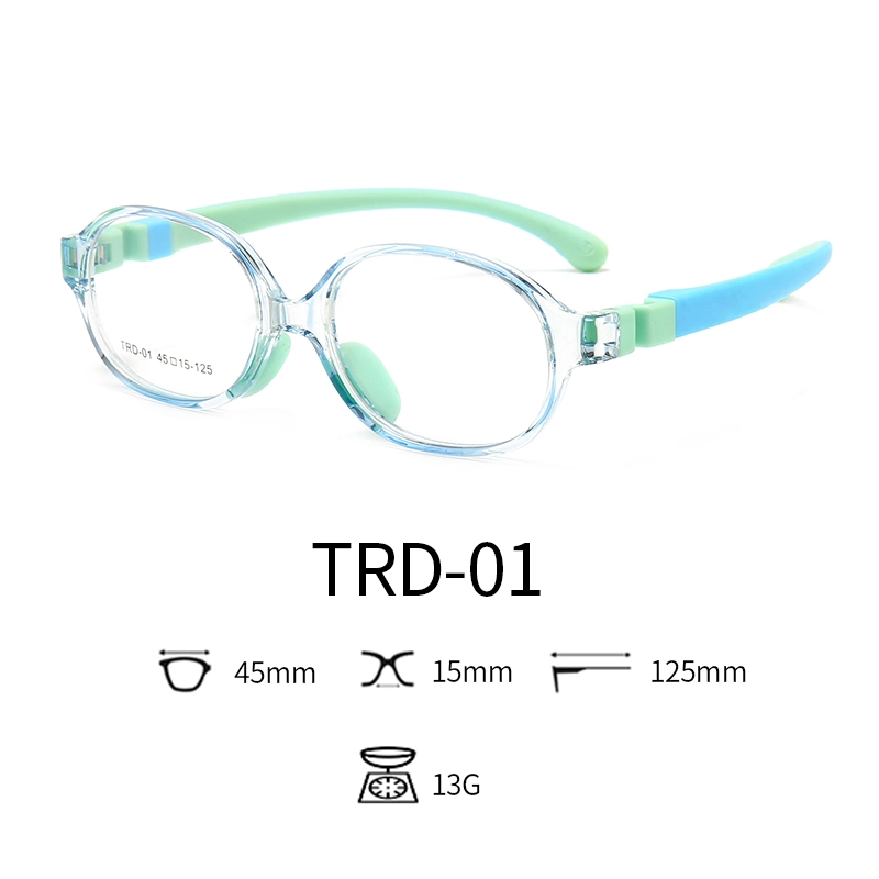 Tpee Rubber Anti Blue Light Flexible Kids Glasses
